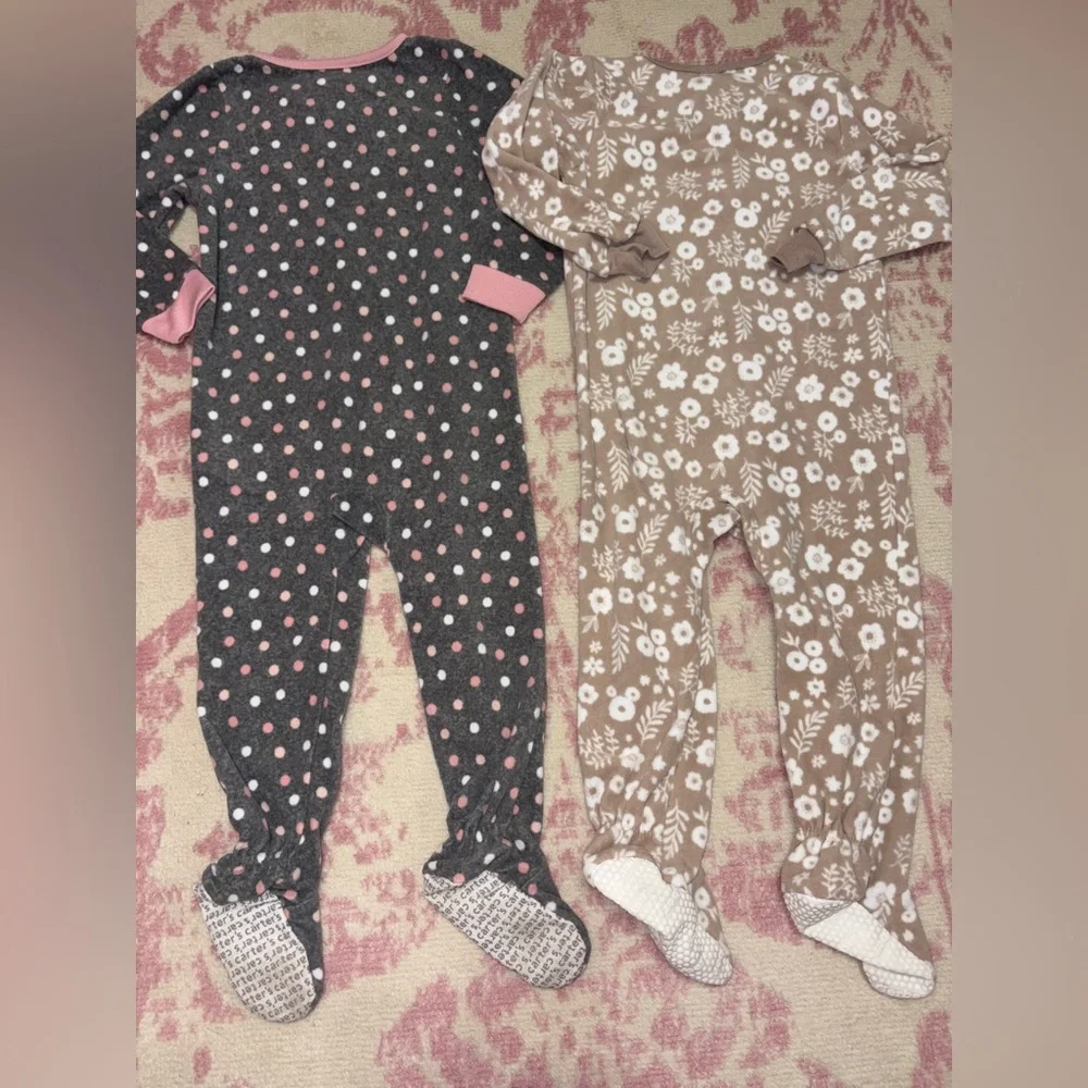 Fleece Footie Pajamas Bundle 3T Girl
